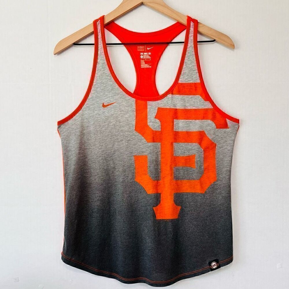 Nike SF Giants Athletic Cut Tank Top   Sz L  EUC